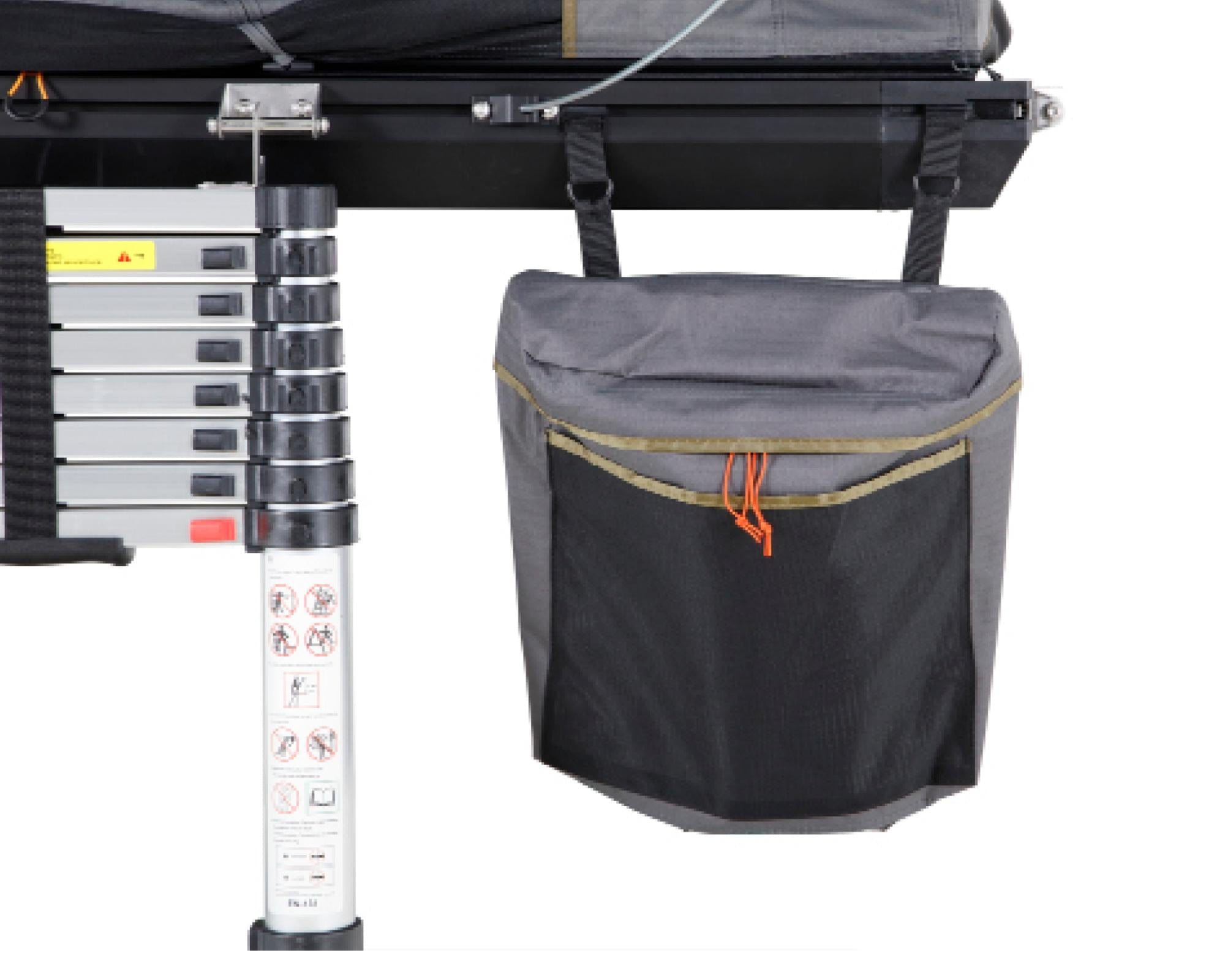 Overland Vehicle Systems 18099901 Mamba 3 Roof Top Tent - Clam Shell Roof Top Tent Overland Vehicle Systems