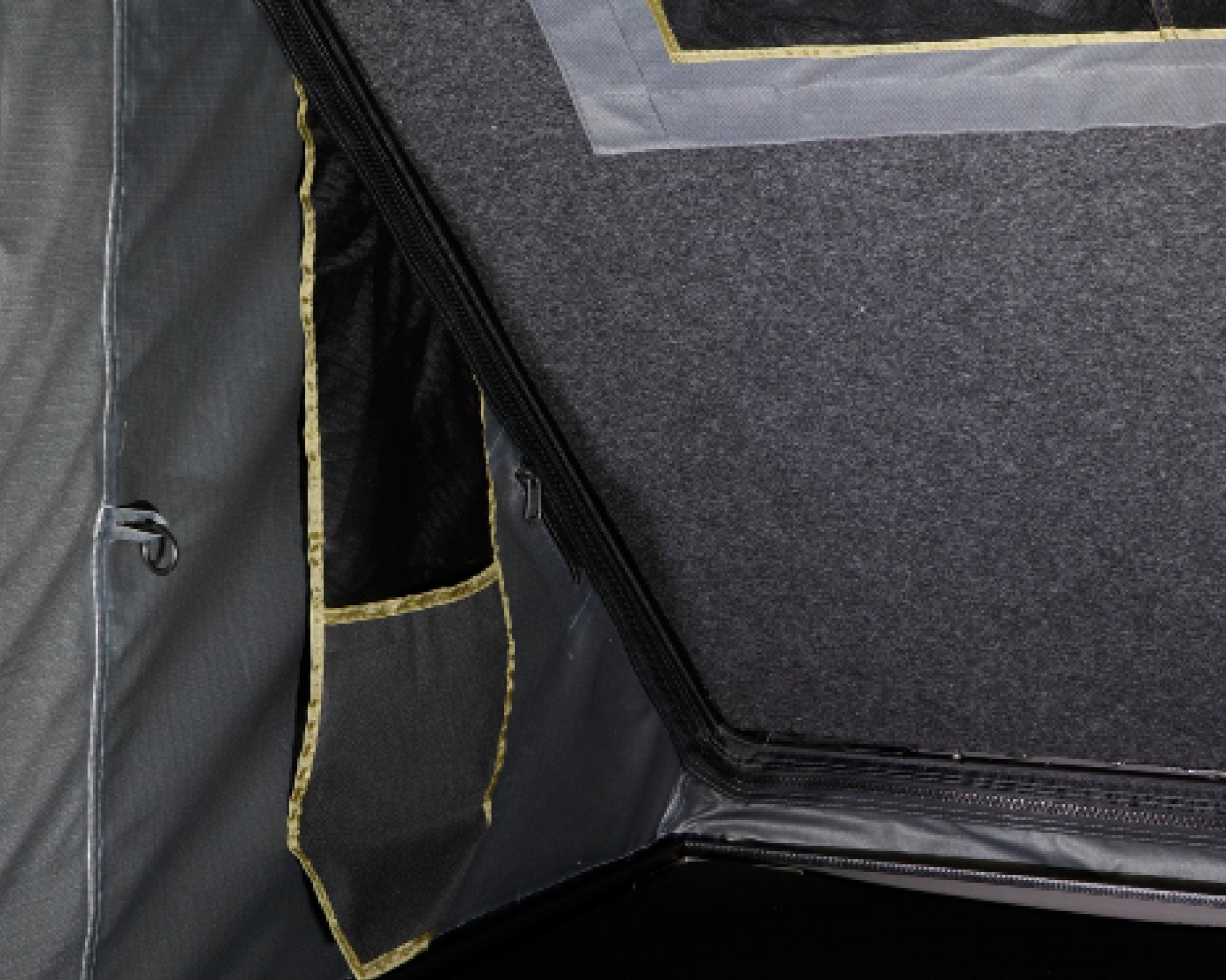 Overland Vehicle Systems 18099901 Mamba 3 Roof Top Tent - Clam Shell Roof Top Tent Overland Vehicle Systems