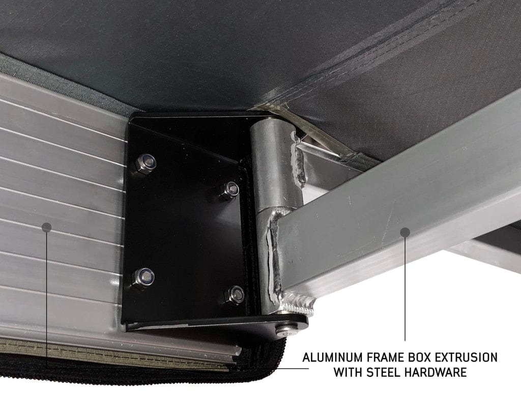 Overland Vehicle Systems 270 Degree Awning Free Standing - Nomadic 270 LT - Dark Gray Overland Vehicle Systems