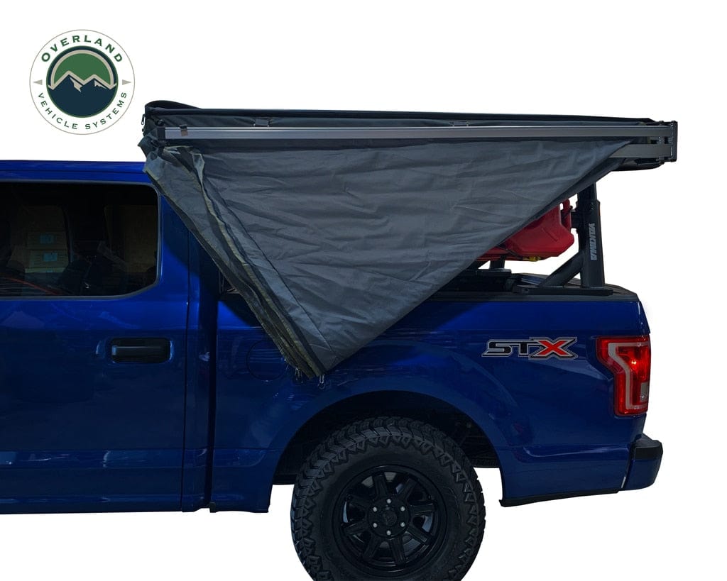 Overland Vehicle Systems 270 Degree Awning Free Standing - Nomadic 270 LT - Dark Gray Overland Vehicle Systems