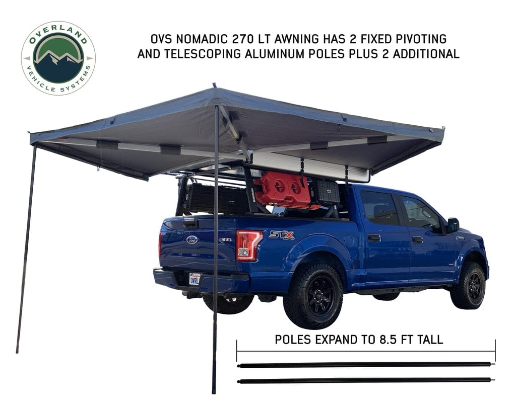 Overland Vehicle Systems 270 LT Awning - Passenger Side 270 degree awning Overland Vehicle Systems
