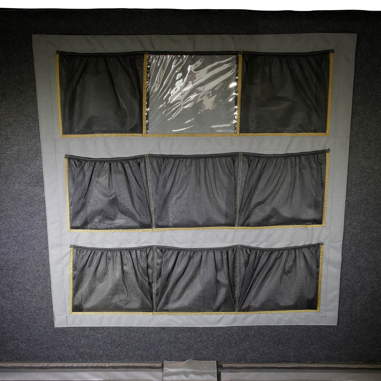 Overland Vehicle Systems Aluminum Clam Shell Roof Top Tent Sidewinder Side Opening Overland Vehicle Systems