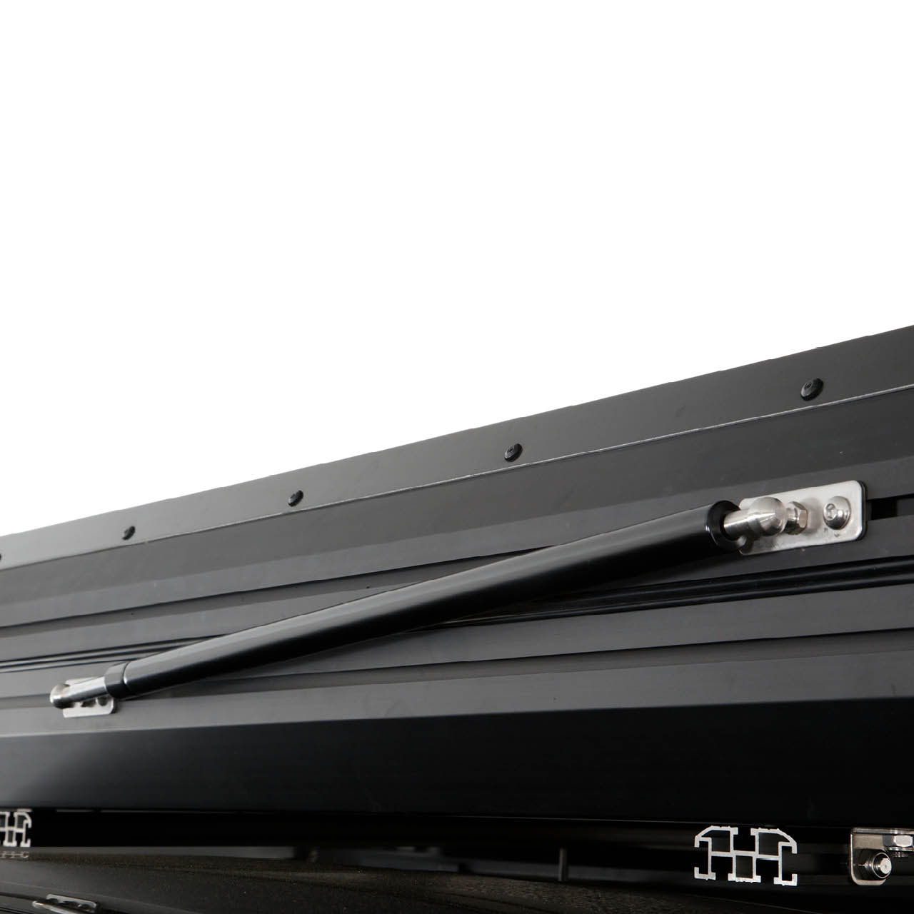 Overland Vehicle Systems Aluminum Clam Shell Roof Top Tent Sidewinder Side Opening Overland Vehicle Systems