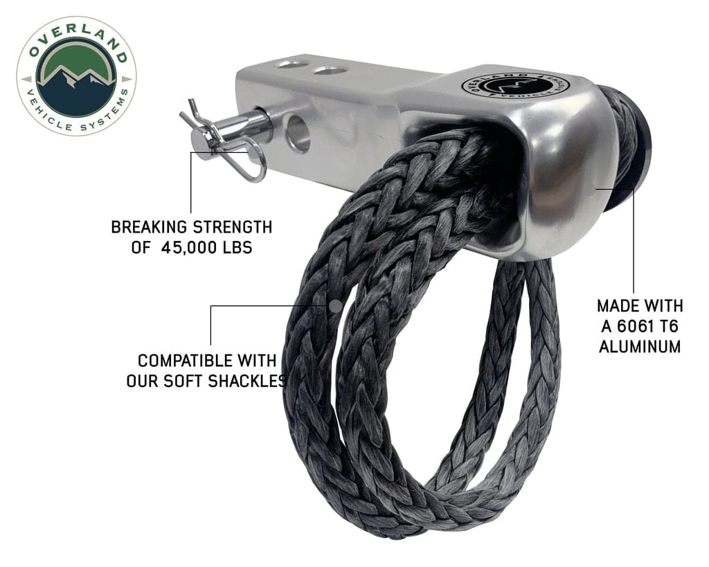 Overland Vehicle Systems Aluminum Receiver Hitch Mount - Durable and Efficient Overland Vehicle Systems