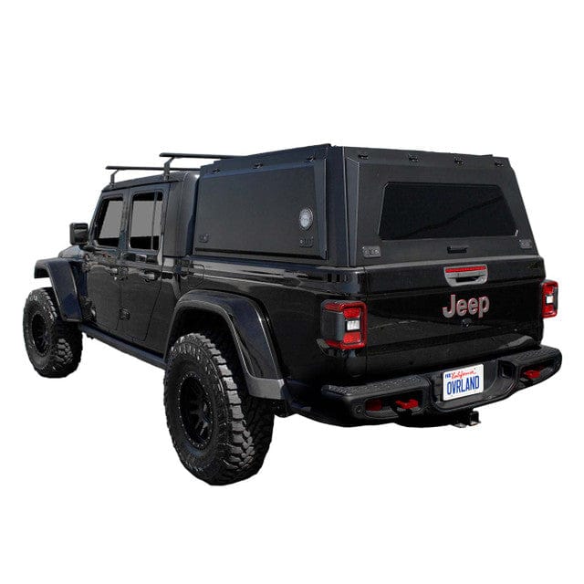 Overland Vehicle Systems Bed Cap Expedition Truck Cap W/Full Wing Doors, Front and Rear Windows and 3rd Brake Light - Tacoma, Tundra, Gladiator, Ranger, F150, F250/350, GM 1500-2500, Colorado, Ram 1500+2500