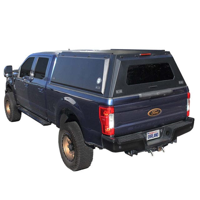 Overland Vehicle Systems Bed Cap Expedition Truck Cap W/Full Wing Doors, Front and Rear Windows and 3rd Brake Light - Tacoma, Tundra, Gladiator, Ranger, F150, F250/350, GM 1500-2500, Colorado, Ram 1500+2500