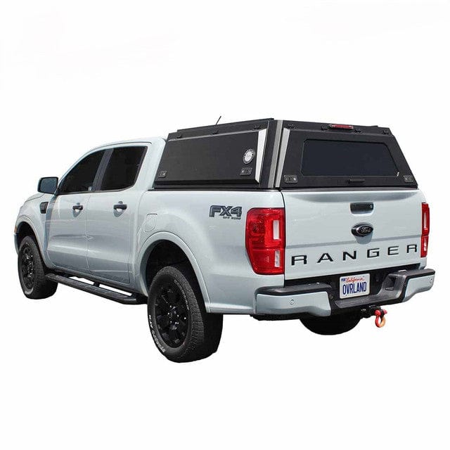 Overland Vehicle Systems Bed Cap Expedition Truck Cap W/Full Wing Doors, Front and Rear Windows and 3rd Brake Light - Tacoma, Tundra, Gladiator, Ranger, F150, F250/350, GM 1500-2500, Colorado, Ram 1500+2500