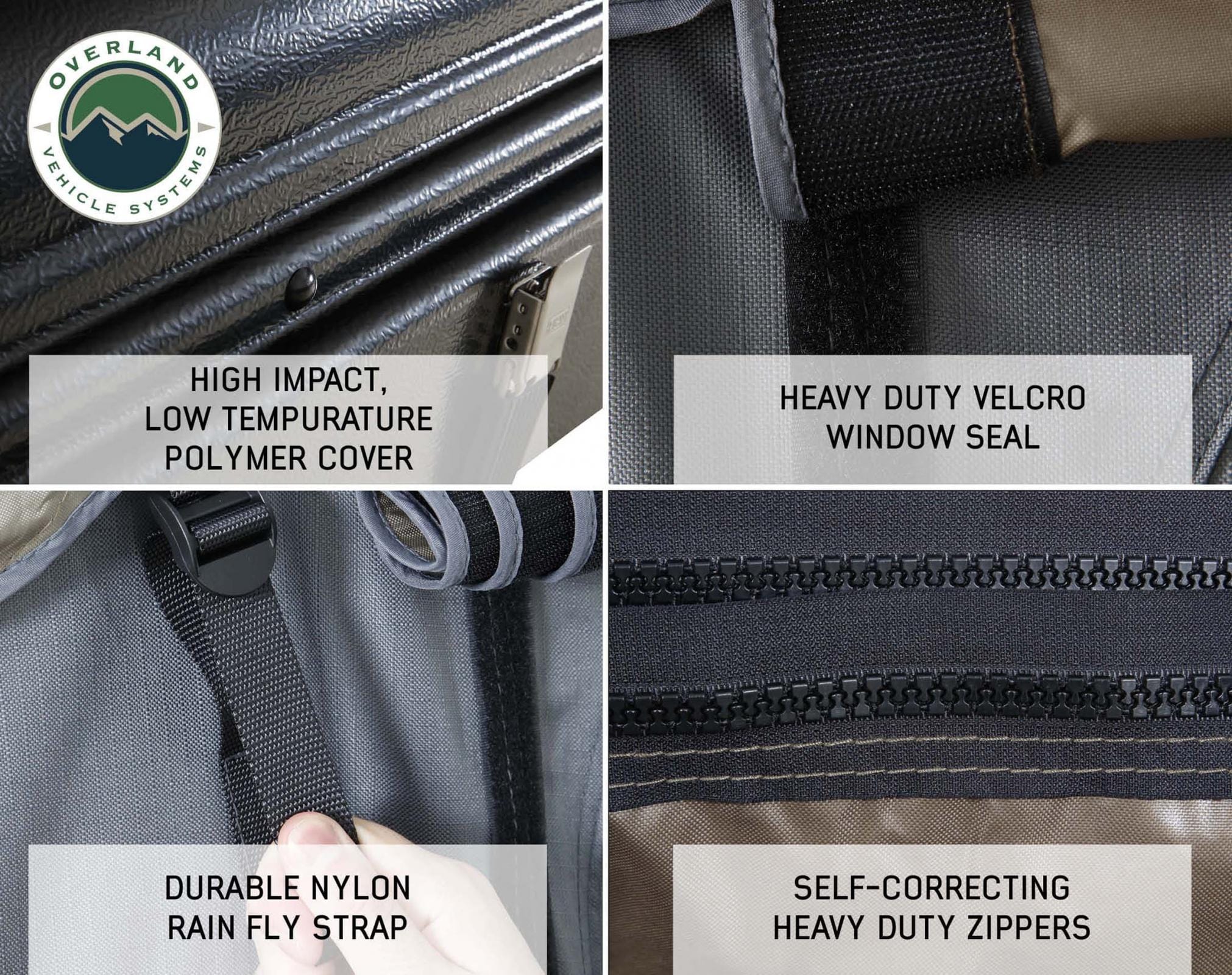 Overland Vehicle Systems Best Hard Shell Rooftop Tent 18189901 Bushveld II Overland Vehicle Systems