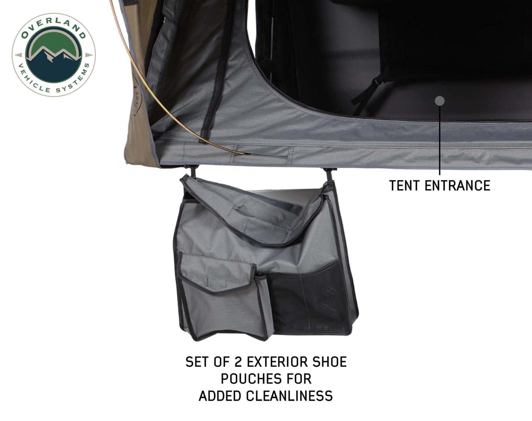 Overland Vehicle Systems Best Hard Shell Rooftop Tent 18189901 Bushveld II Overland Vehicle Systems