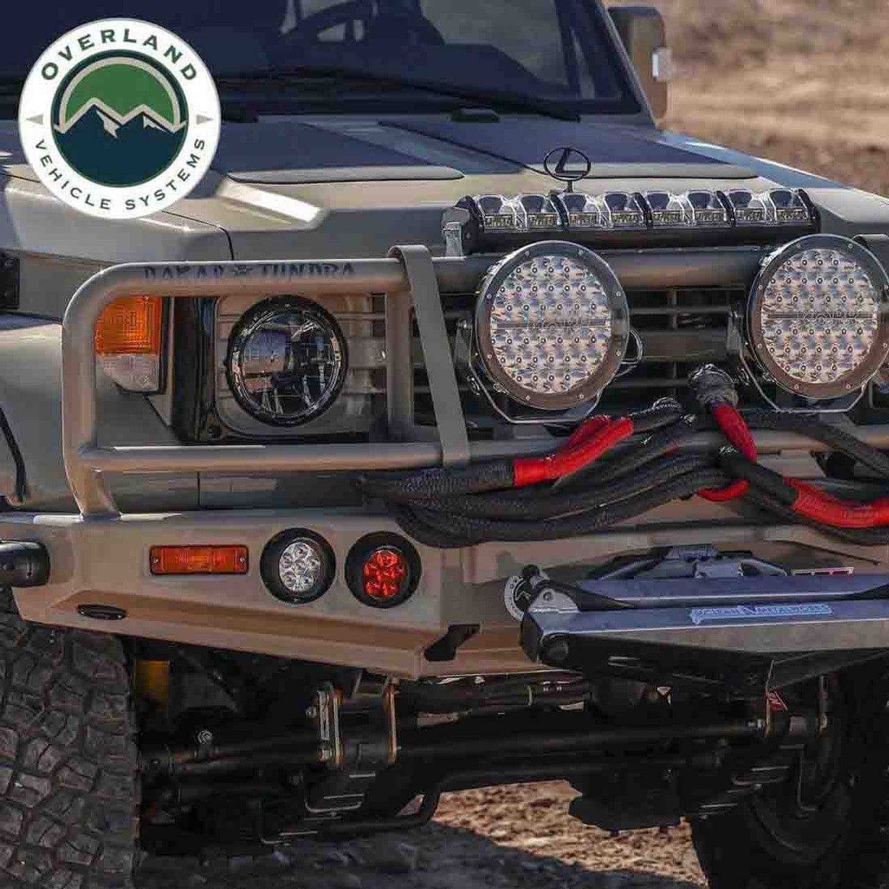 Overland Vehicle Systems Brute Kinetic Recovery Rope 1 1/2 Inch x 30 Foot With Storage Bag Overland Vehicle Systems