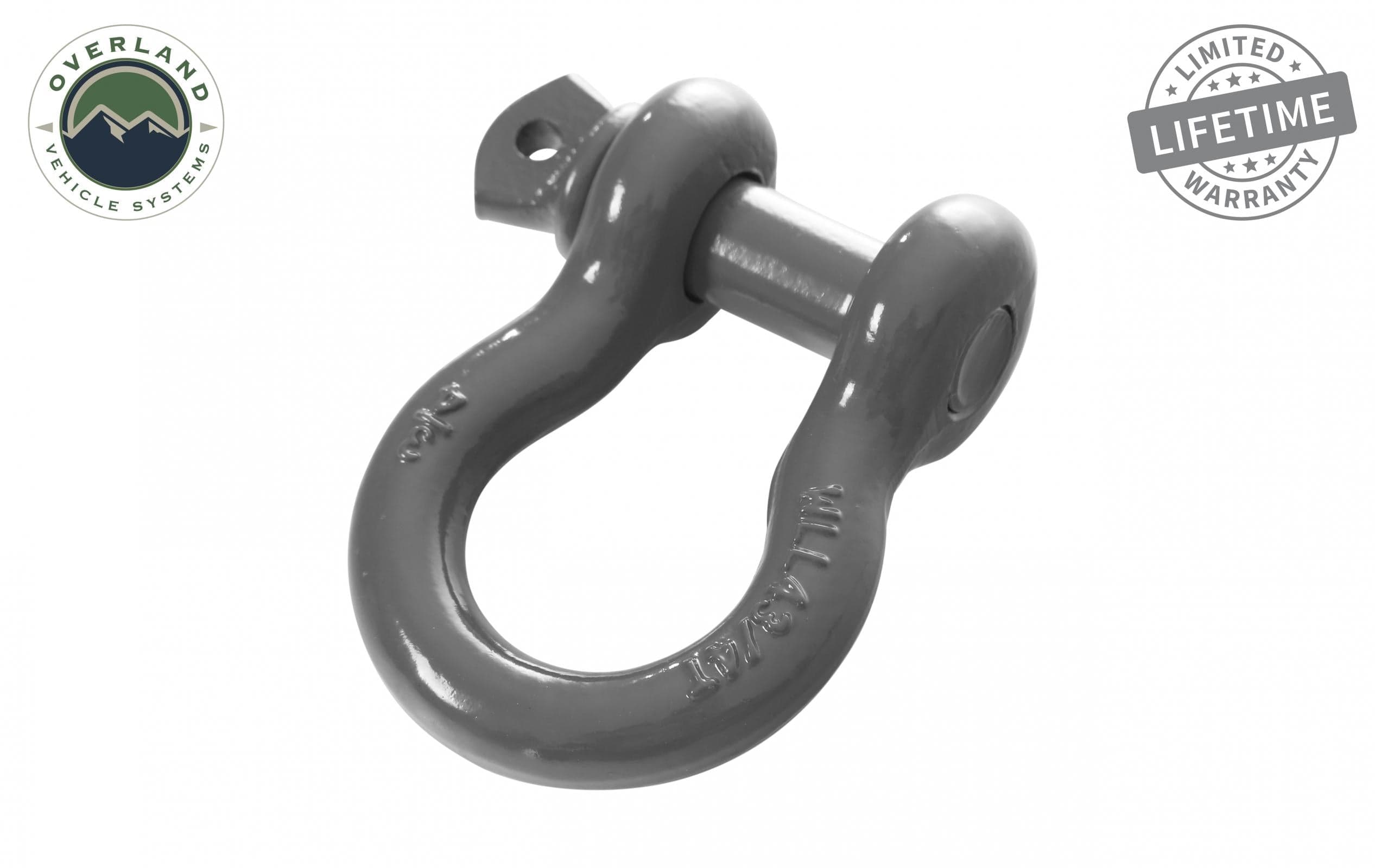 Overland Vehicle Systems Buy Overland Vehicle Systems Recovery Shackle D Ring 3/4 Inch 4.75 Ton Grey Overland Vehicle Systems