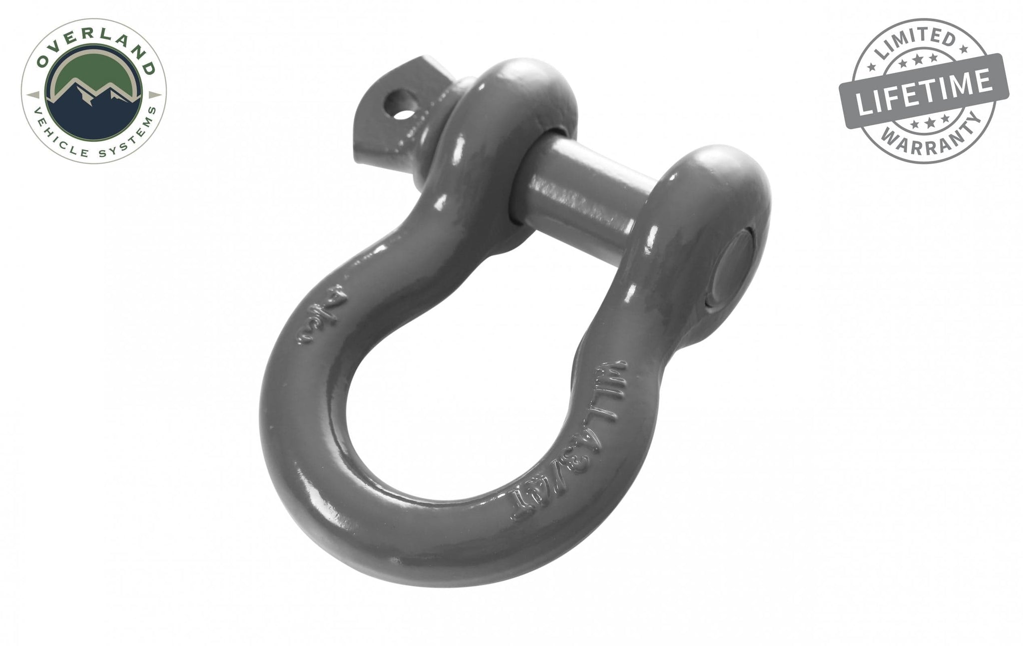 Overland Vehicle Systems Buy Overland Vehicle Systems Recovery Shackle D Ring 3/4 Inch 4.75 Ton Grey Overland Vehicle Systems