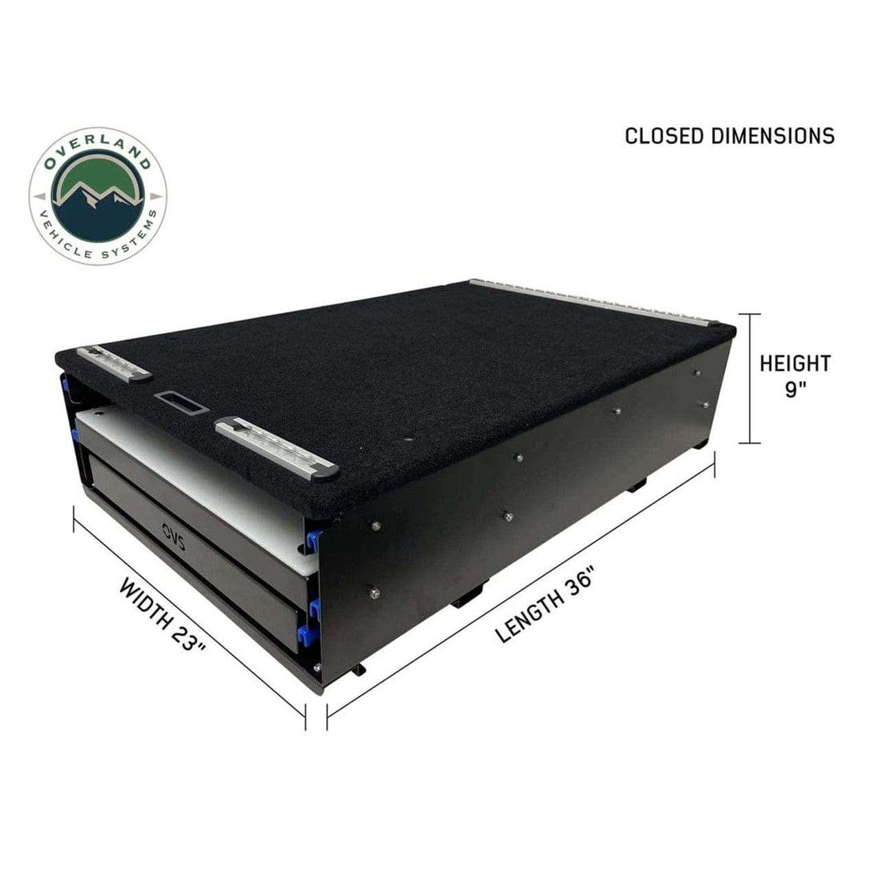 Overland Vehicle Systems Cargo Box Kitchen With Slide Out Sink, Cooking Shelve and Slide Out Work Station Overland Vehicle Systems