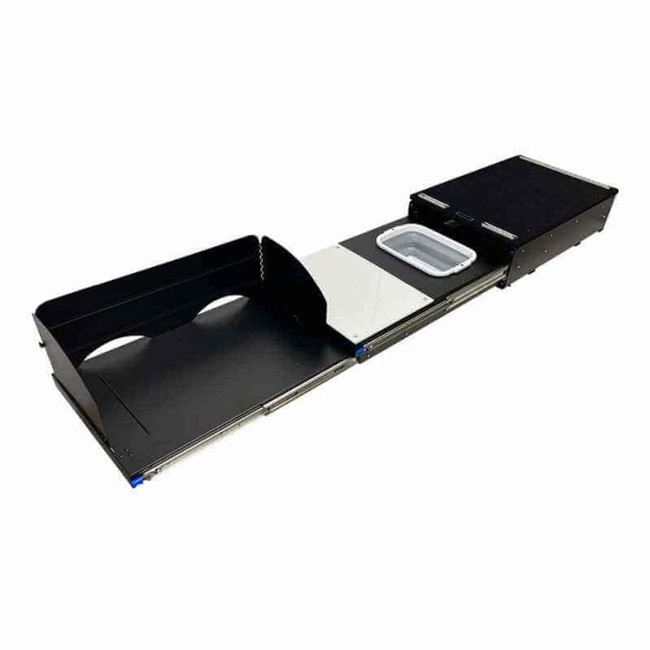 Overland Vehicle Systems Cargo Box Kitchen With Slide Out Sink, Cooking Shelve and Slide Out Work Station Overland Vehicle Systems