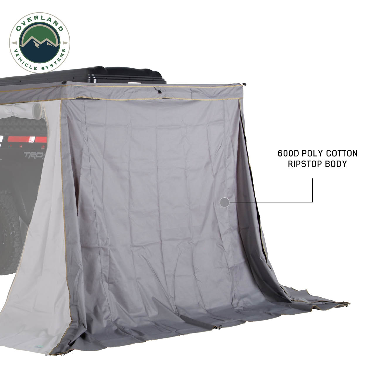 Overland Vehicle Systems Driver Side Walls 3 & 4 - OVS 270 LTE Awning Wall Kit Overland Vehicle Systems