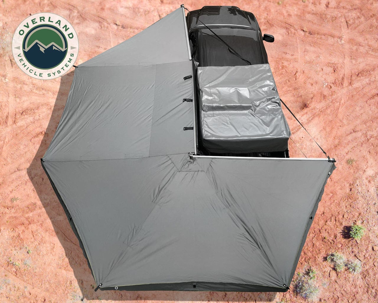 Overland Vehicle Systems Freestanding 270 Degree Awnings For Mid - High Roofline Vans Driver side Overland Vehicle Systems
