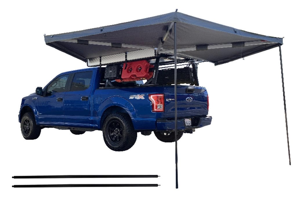 Overland Vehicle Systems Freestanding 270 LT Degree Awnings With Walls Driver Side Overland Vehicle Systems