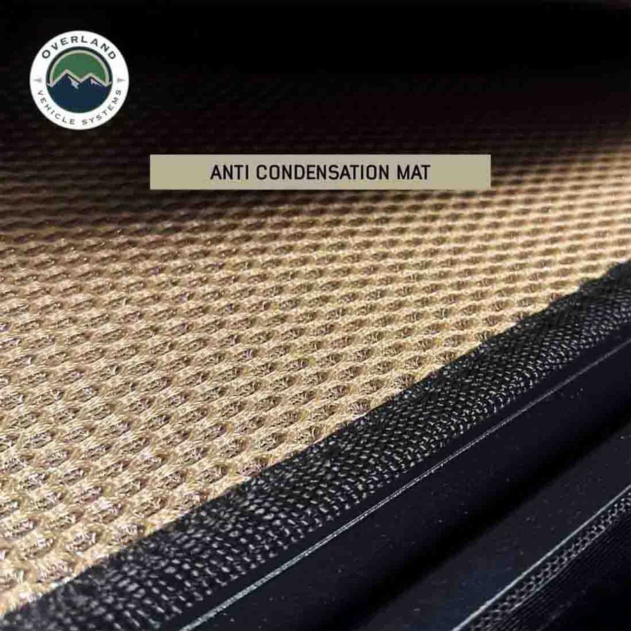 Overland Vehicle Systems HD Bundu 2 - Hard Shell Roof Top Tent, 2 Person, Grey Body and Black Rainfly Overland Vehicle Systems