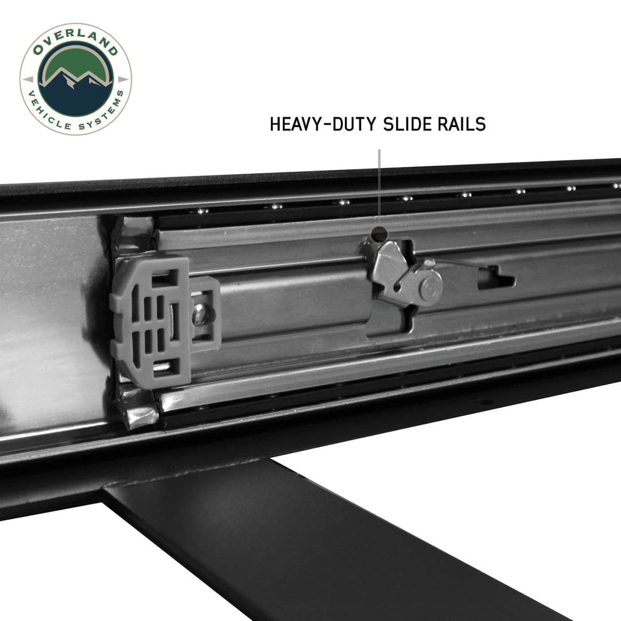 Overland Vehicle Systems Heavy Duty Fridge Slide Overland Vehicle Systems