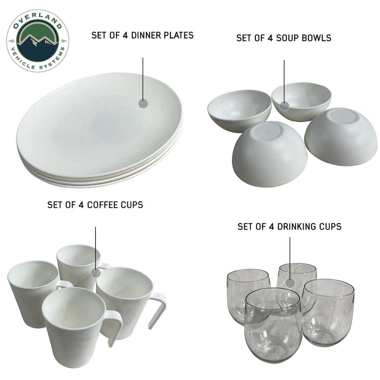 Overland Vehicle Systems Kitchen Kit - 39 Piece Utensil, Aluminum Storage Box With Custom Cut Foam Overland Vehicle Systems