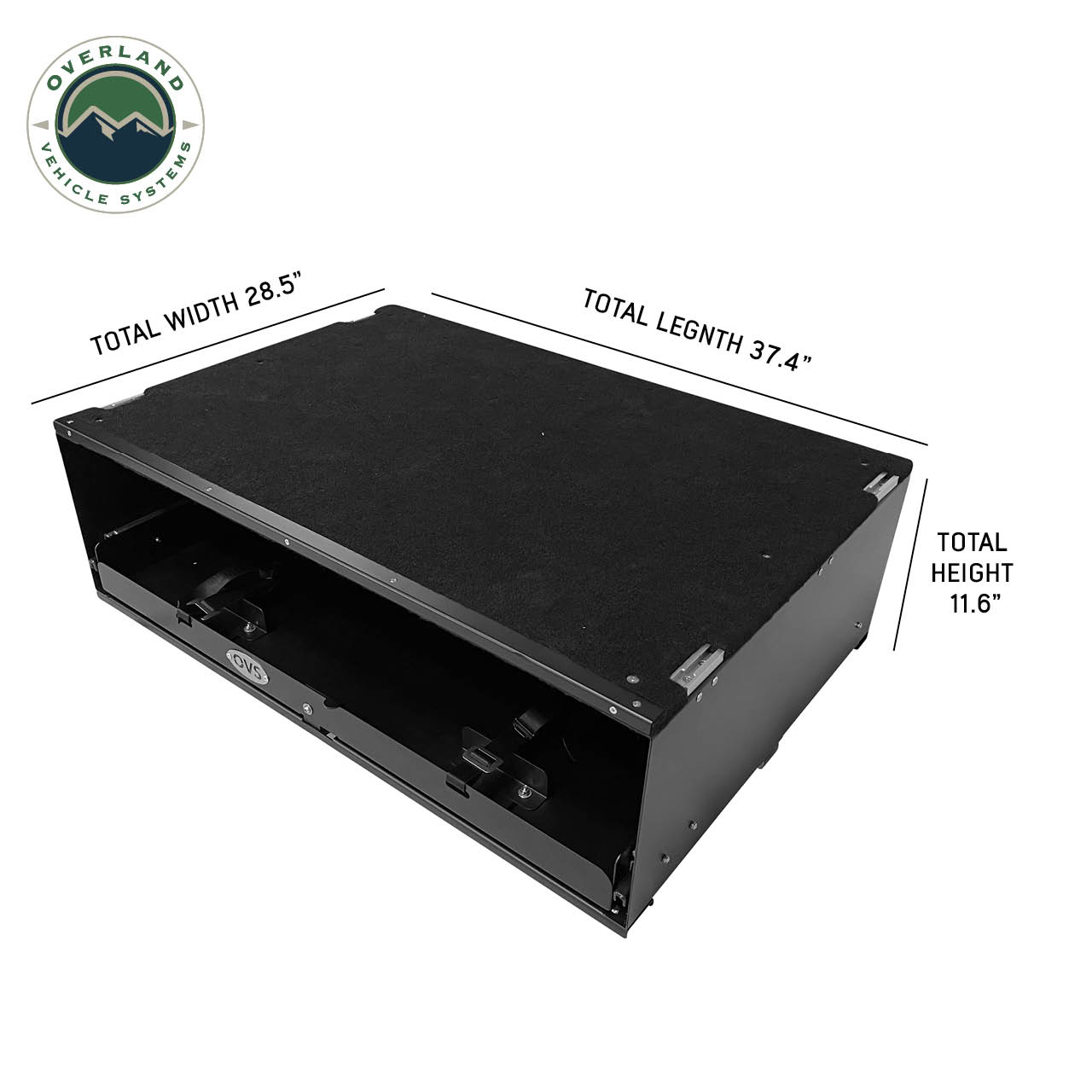 Overland Vehicle Systems Large Cargo Drawer With Slide Out - Overland Cargo Box Overland Vehicle Systems