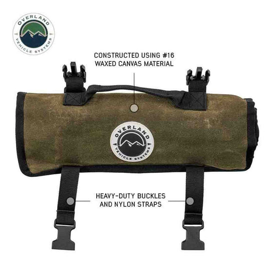 Overland Vehicle Systems Large Wrench Tool Roll (24 Slot) Number 16 Waxed Canvas Overland Vehicle Systems