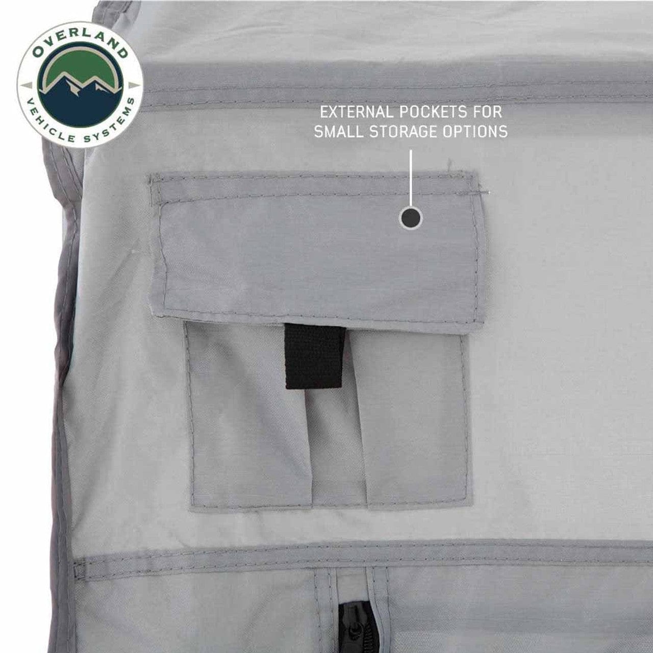 Overland Vehicle Systems LD P.S.T. - Portable Safari Ground Tent Large, Grey Body and Grey Trim Overland Vehicle Systems
