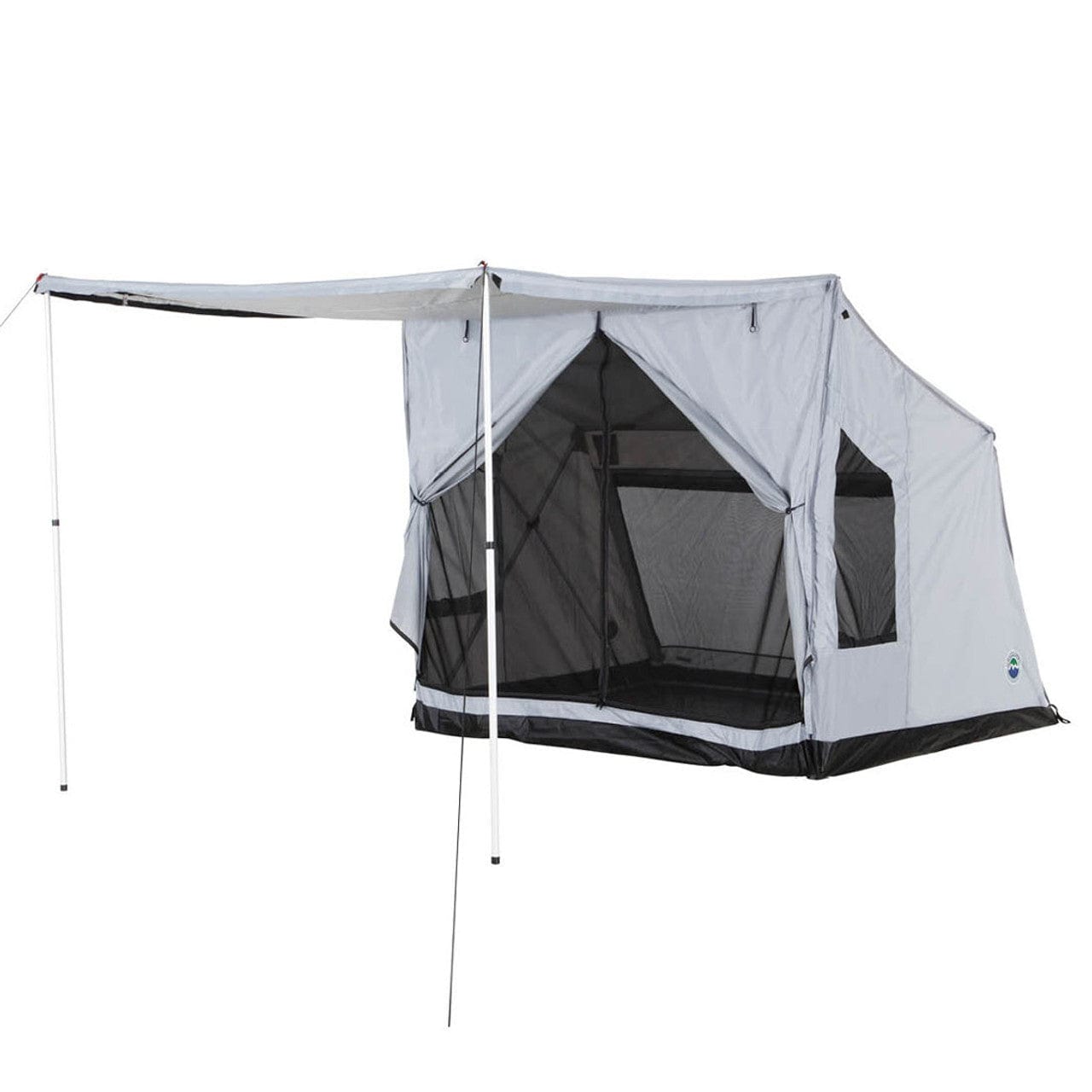 Overland Vehicle Systems LD P.S.T. - Portable Safari Ground Tent Large, Grey Body and Grey Trim Overland Vehicle Systems