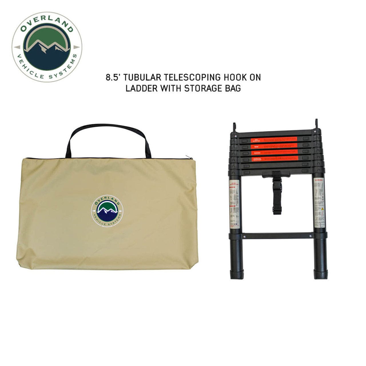 Overland Vehicle Systems LD TMON Clamshell Aluminum Hard Shell Roof Top Tent Overland Vehicle Systems