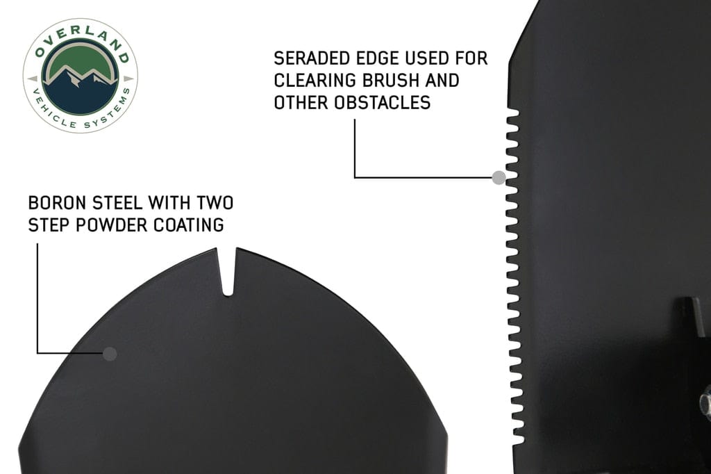 Overland Vehicle Systems Multi Functional Military Style Utility Shovel for extreme Overland Vehicle Systems