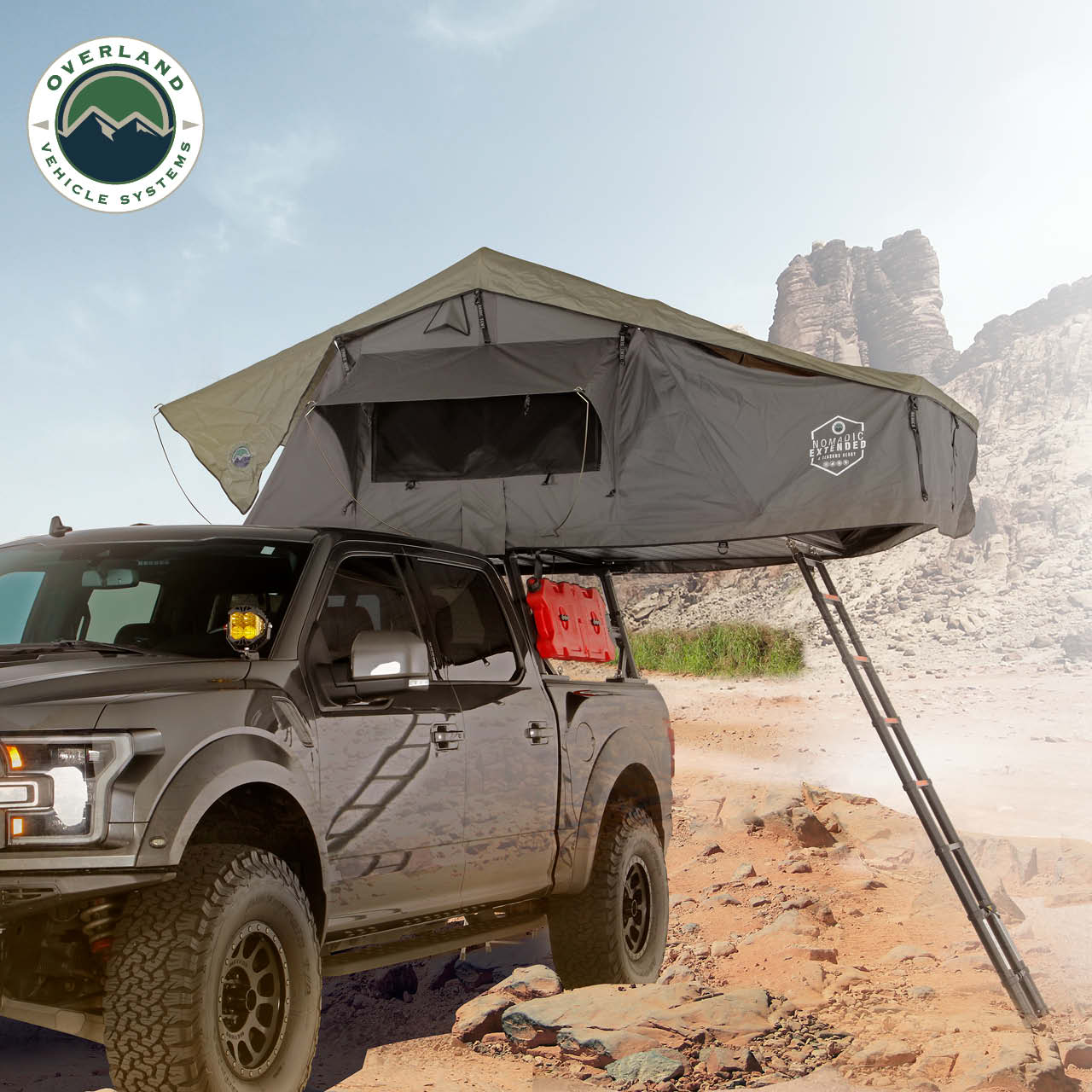 Overland Vehicle Systems Nomadic 2 Extended Roof Top Tent The Best Rooftop Tent Overland Vehicle Systems