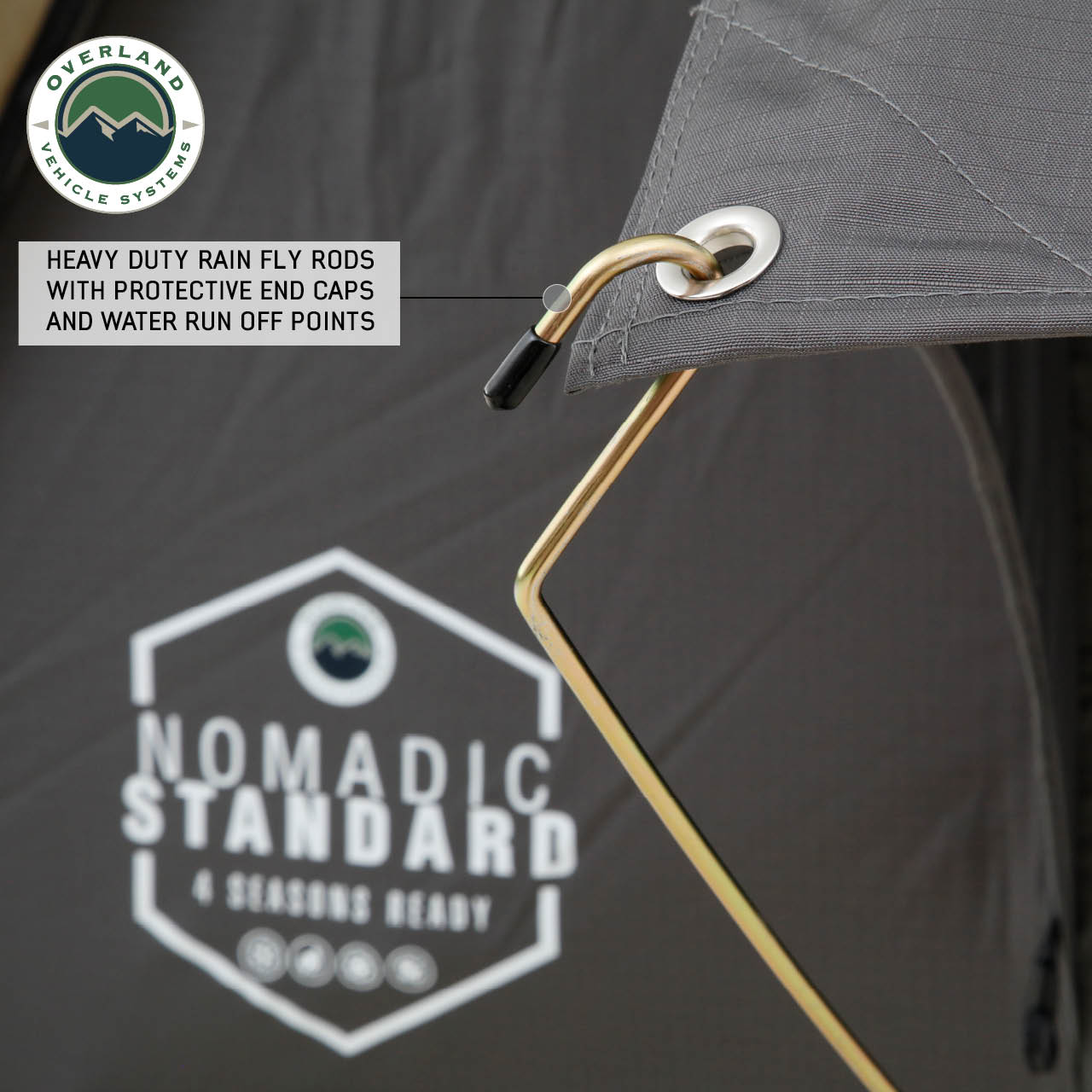 Overland Vehicle Systems Nomadic 2 Standard Roof Top Tent Roof Top Tent 2 Person Overland Vehicle Systems
