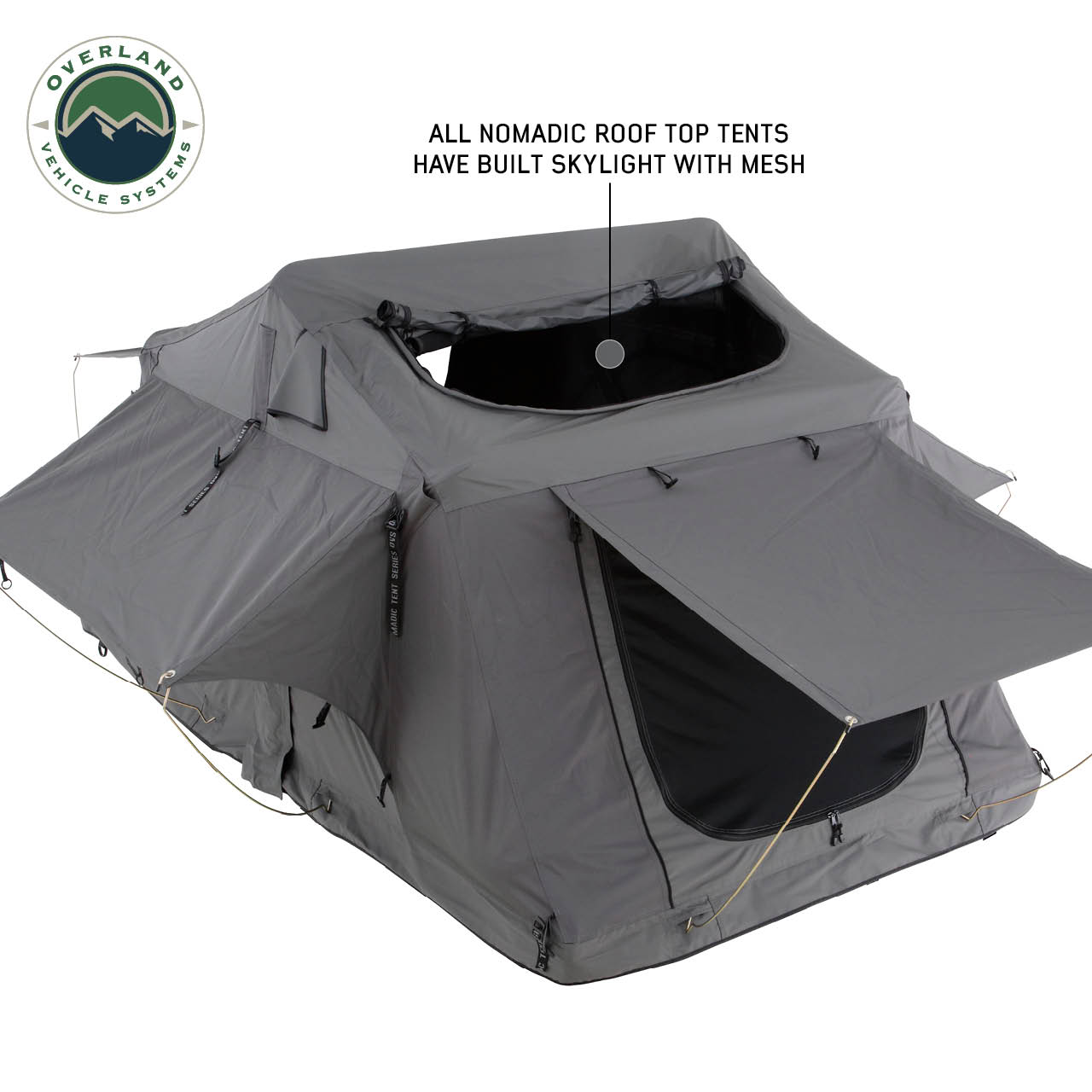 Overland Vehicle Systems Nomadic 2 Standard Roof Top Tent Roof Top Tent 2 Person Overland Vehicle Systems