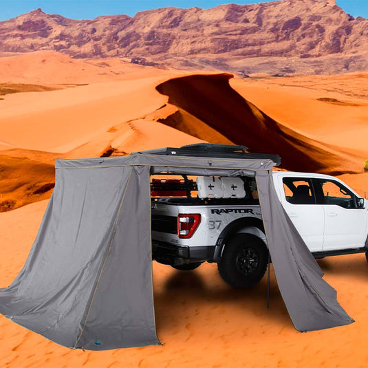 Overland Vehicle Systems Nomadic 270 Awning Wall 2-Piece Kit for Driver Side Overland Vehicle Systems