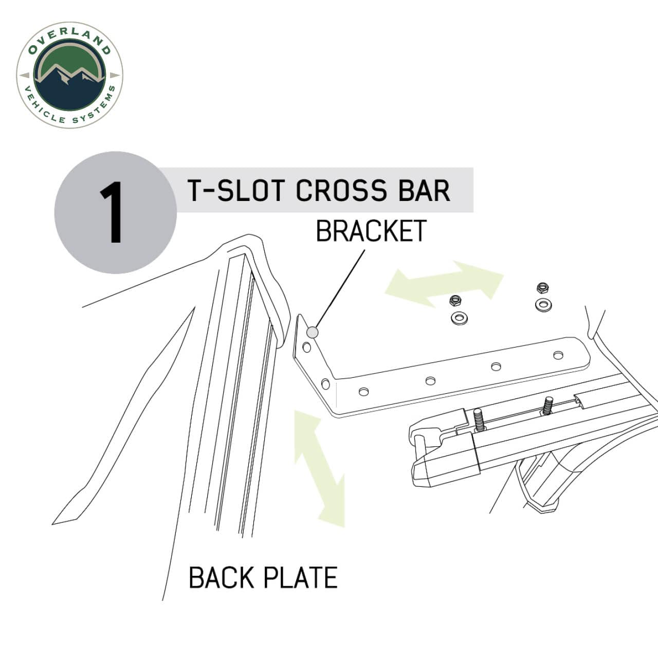 Overland Vehicle Systems Nomadic 270 LTE Passenger Side 270 Degree Awning Overland Vehicle Systems