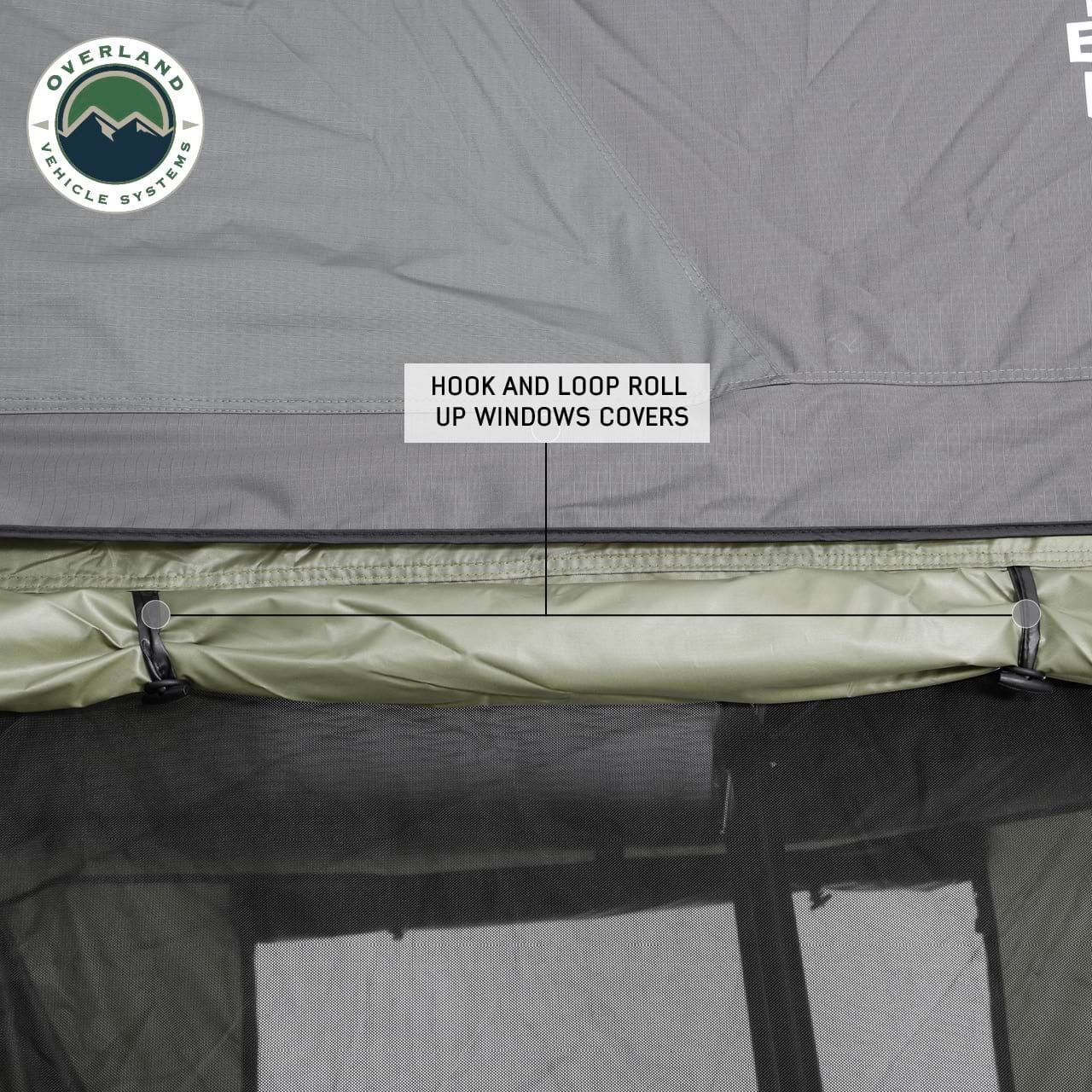 Overland Vehicle Systems Nomadic 3 Roof Top Tent Annex Room With Floor & Cover Overland Vehicle Systems