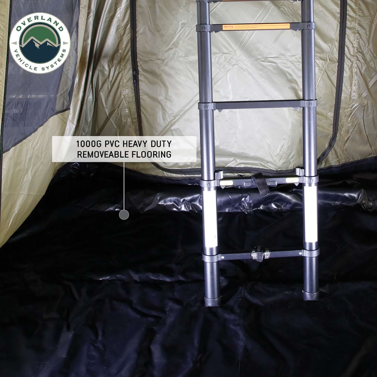 Overland Vehicle Systems Nomadic 3 Roof Top Tent Annex Room With Floor & Cover Overland Vehicle Systems