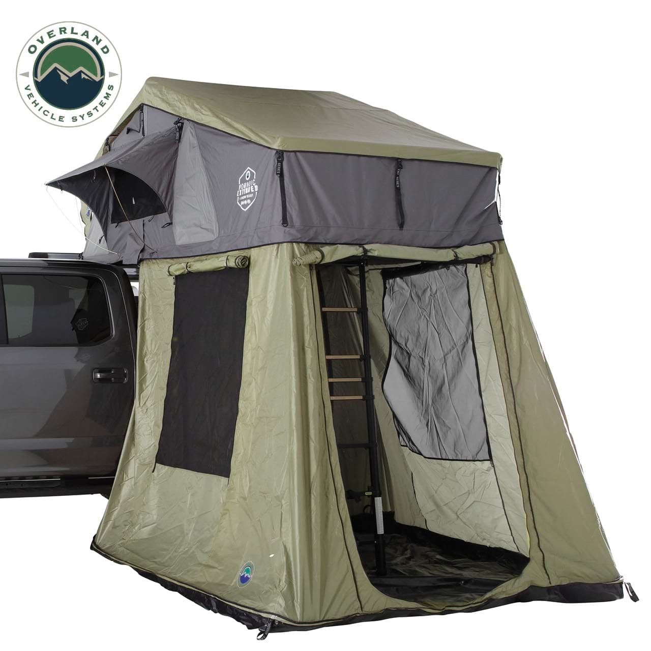 Overland Vehicle Systems Nomadic 3 Roof Top Tent Annex Room With Floor & Cover Overland Vehicle Systems