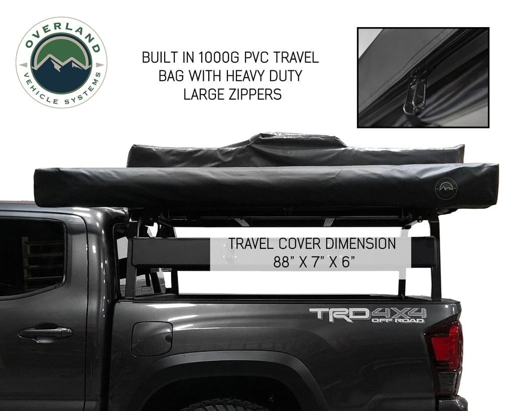 Overland Vehicle Systems Nomadic Awning 180 With Zip In Wall 180 Awning With Walls Overland Vehicle Systems