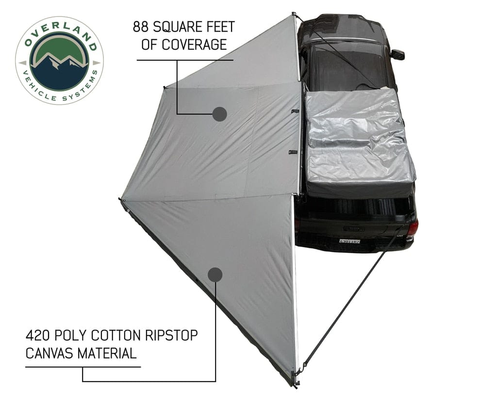 Overland Vehicle Systems Nomadic Awning 180 With Zip In Wall 180 Awning With Walls Overland Vehicle Systems