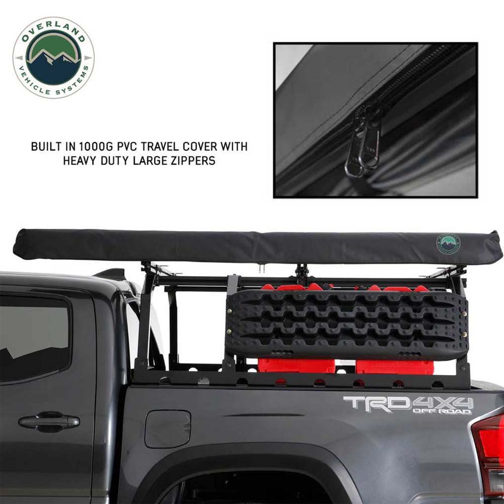 Overland Vehicle Systems Nomadic Awning 2.5 - 8.0 ft. with Black Cover Overland Vehicle Systems