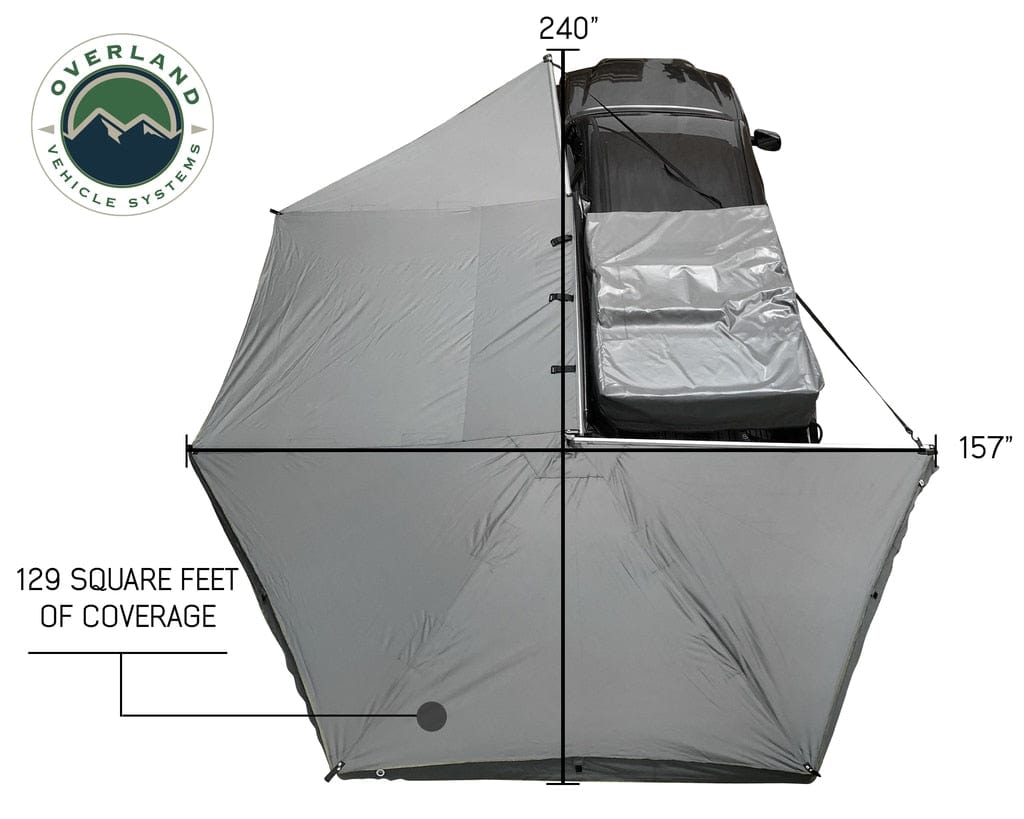 Overland Vehicle Systems Nomadic Awning 270 Awning with Walls - Driver side Overland Vehicle Systems