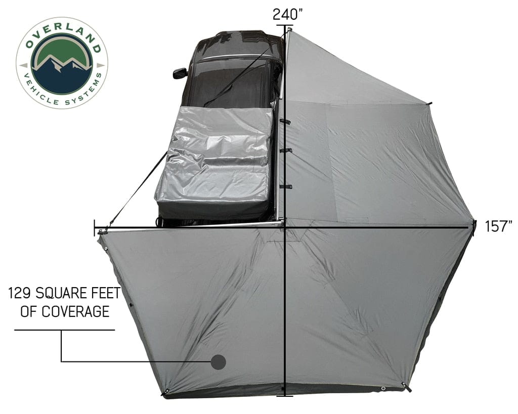 Overland Vehicle Systems Nomadic Awning 270 Awning with Walls Passenger Overland Vehicle Systems