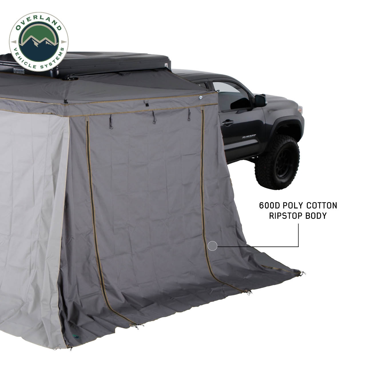 Overland Vehicle Systems Nomadic Passenger Side Walls 1 & 2 270 LTE Awning Wall Kit Overland Vehicle Systems