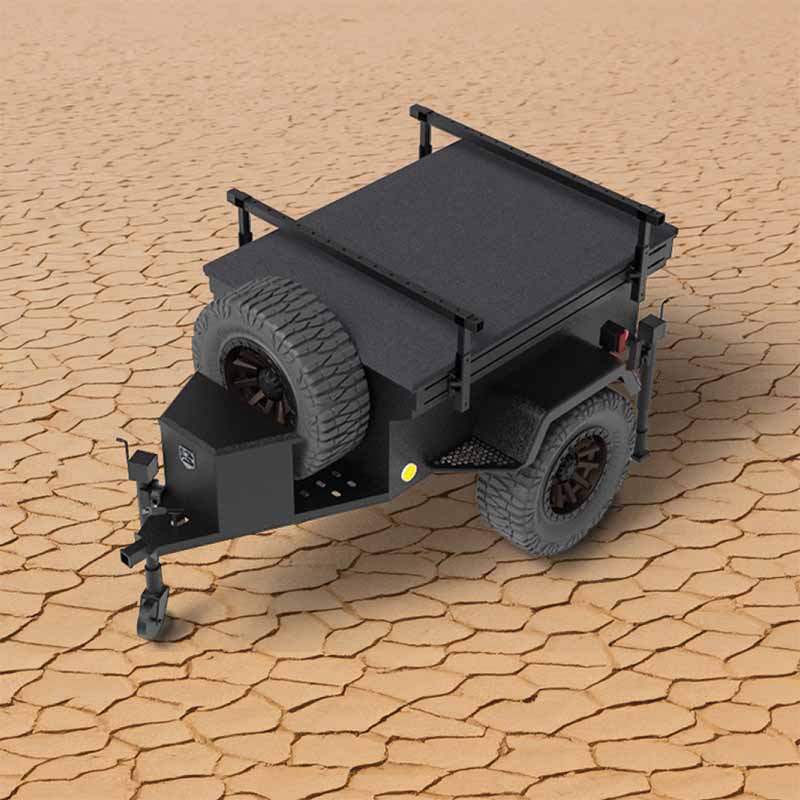Overland Vehicle Systems Off Road Trailer M Style W/Full Articulating Suspension Overland Vehicle Systems