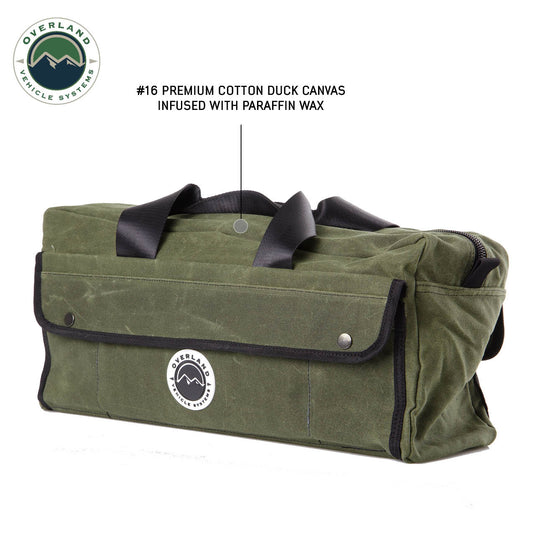 Overland Vehicle Systems Organize With Overland Vehicle Systems Wax Canvas Small Duffle Bag Overland Vehicle Systems