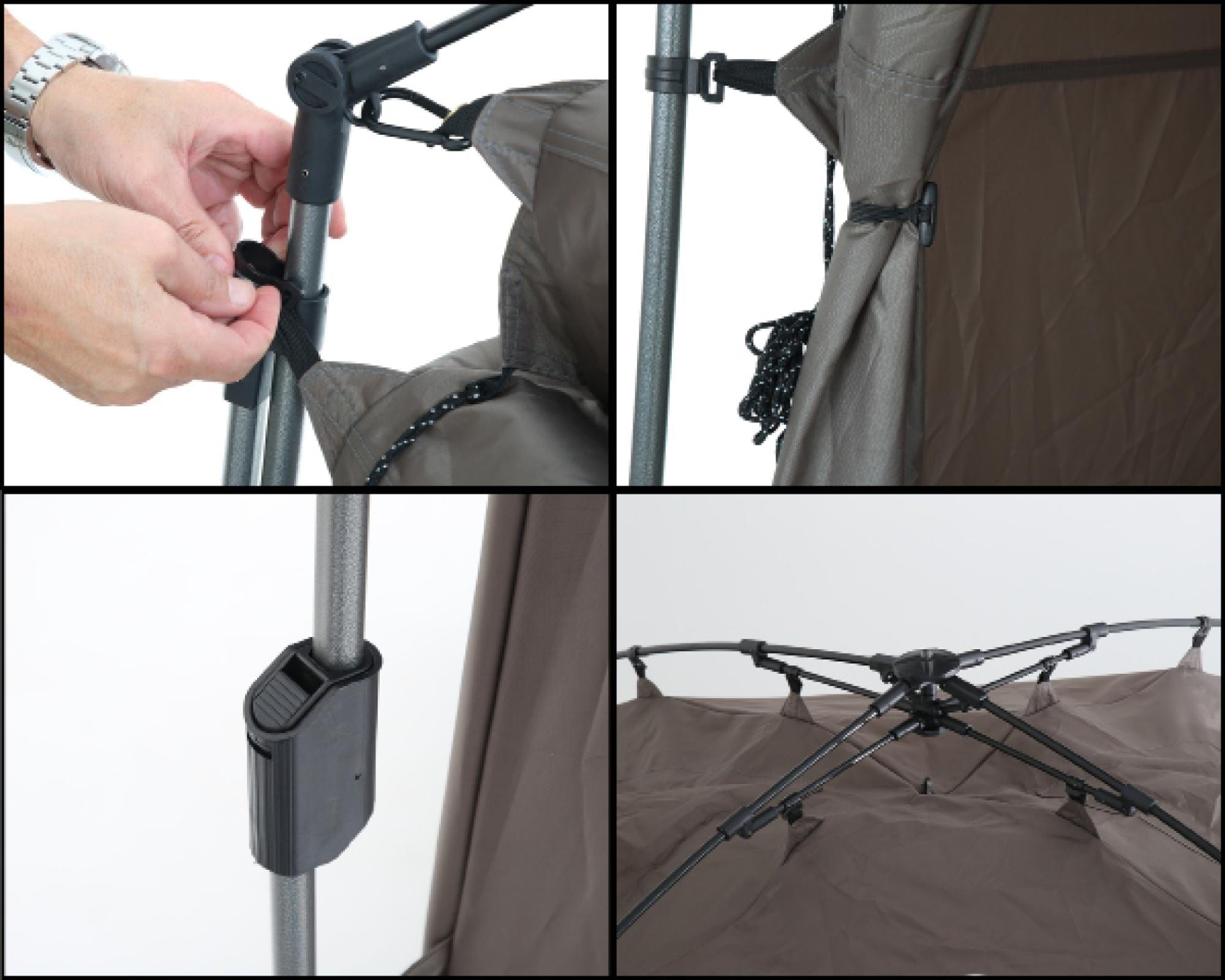 Overland Vehicle Systems OVS Instant Portable Pop Up Shower Tent With Storage Bag Overland Vehicle Systems