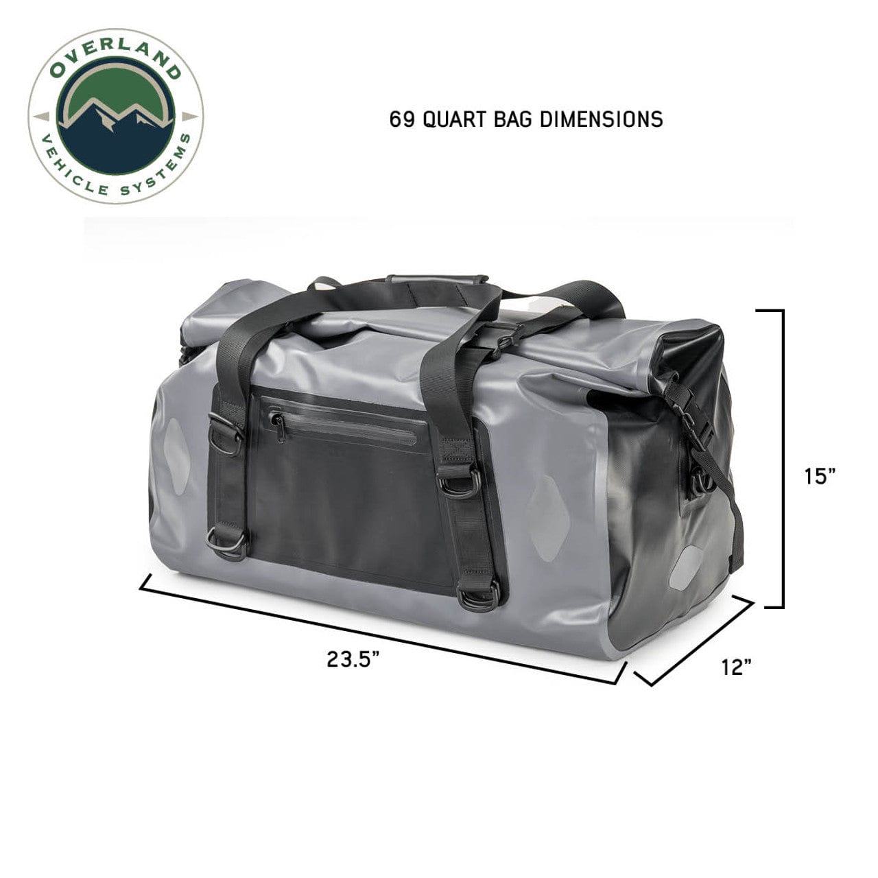 Overland Vehicle Systems Portable Dry Storage Bag - 69 QT Overland Vehicle Systems