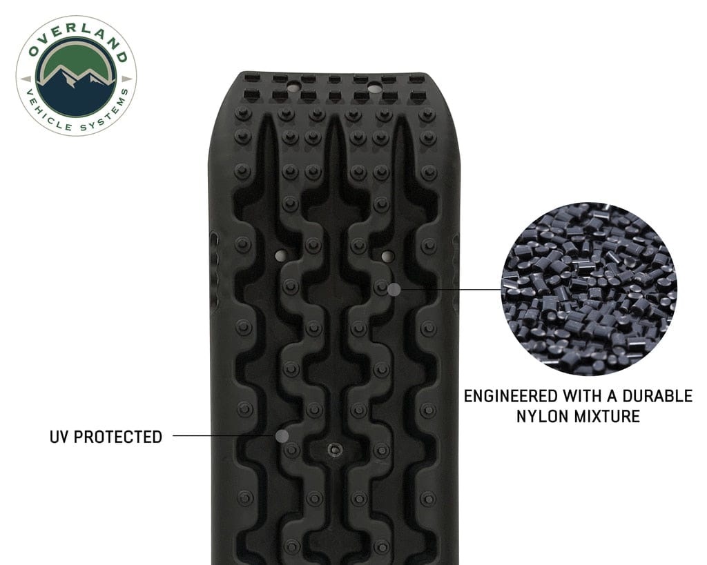 Overland Vehicle Systems Recovery Ramps for 4WDs Gray/Black Universal + Storage Bag Overland Vehicle Systems