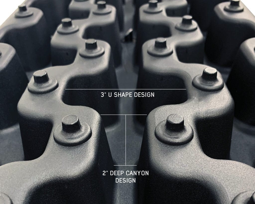 Overland Vehicle Systems Recovery Ramps for 4WDs Gray/Black Universal + Storage Bag Overland Vehicle Systems